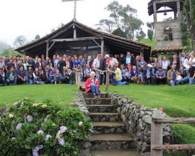 The group at El Planton's chapel